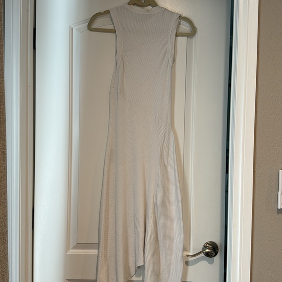 All Saints Ribbed White Dress - Picture 3 of 5